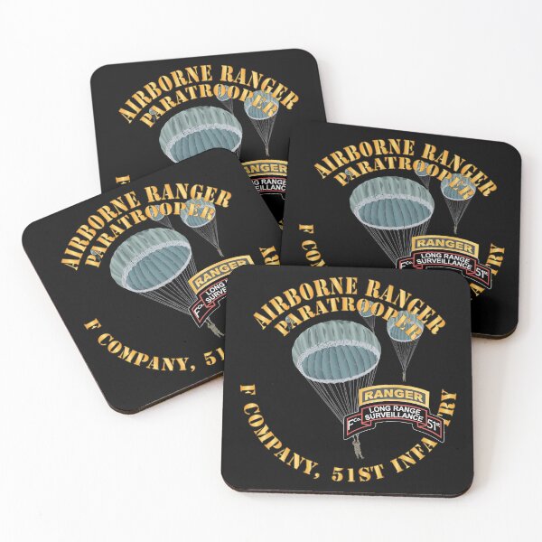 Item preview, Army - Airborne Ranger - F Company- 51st Infantry (Ranger) X 300 designed and sold by Military Insignia Products.
