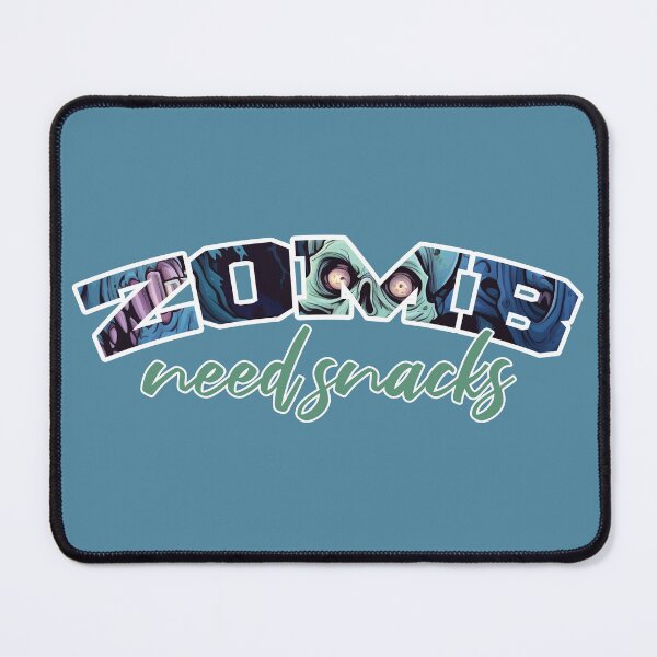 Item preview, ZOMB Need Snacks – Funny Halloween Quote designed and sold by SoftStyleStudio ⭐⭐⭐.