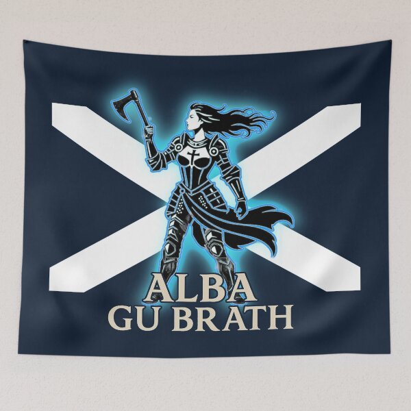 Item preview, Alba Gu Bràth – Scottish Warrior Pride T-Shirt & Poster designed and sold by Sanctum Icons.