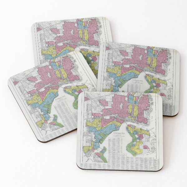 Item preview, Jacksonville Historical Redlining Map designed and sold by rodle04.