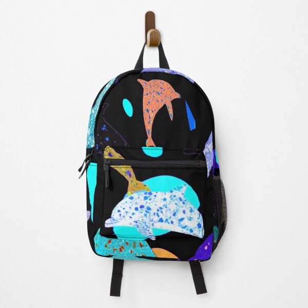 Item preview, watercolor dolphins designed and sold by Wildlife and marine life.