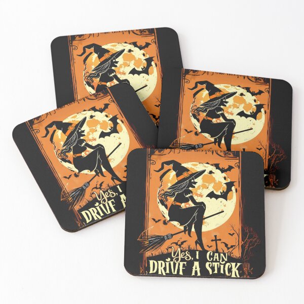 Item preview, Yes I Can Drive a Stick – Funny Witch Halloween Design designed and sold by EducaPro.
