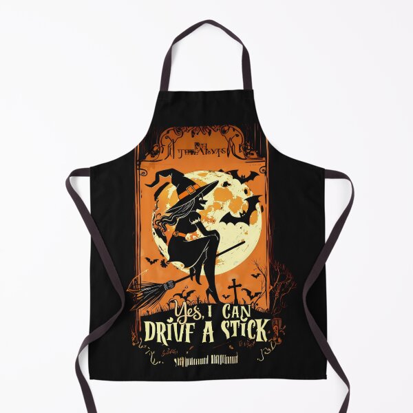 Item preview, Yes I Can Drive a Stick – Funny Witch Halloween Design designed and sold by EducaPro.