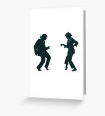 Pulp Fiction Dance Greeting Card