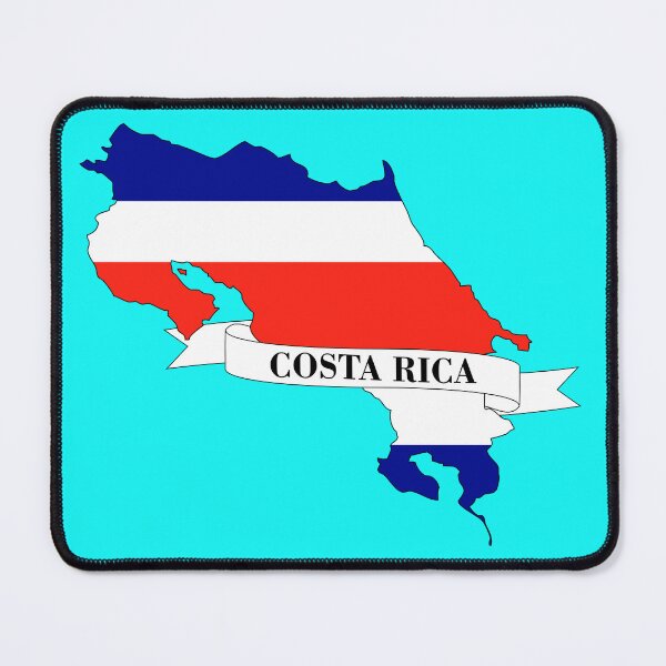 Item preview, Flag map of Costa Rica designed and sold by visual adventures.