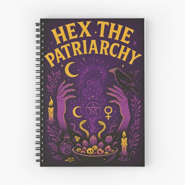 Item preview, Hex the Patriarchy designed and sold by Messy Magic Studios.