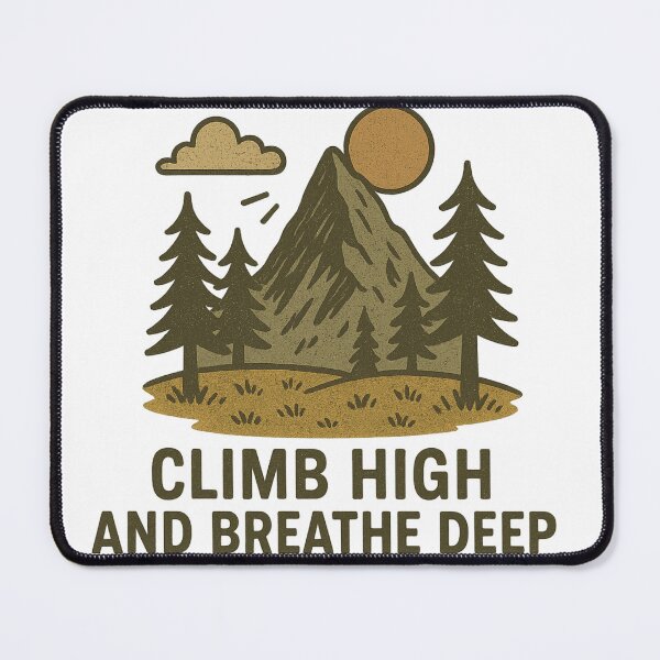 Item preview, Climb High And Breathe Deep designed and sold by WILDBYCØLE.