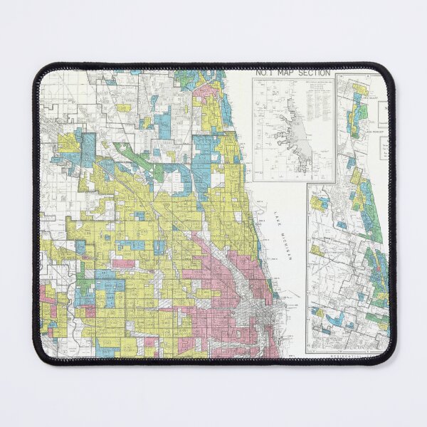 Item preview, Chicago Historical Redlining Map designed and sold by rodle04.