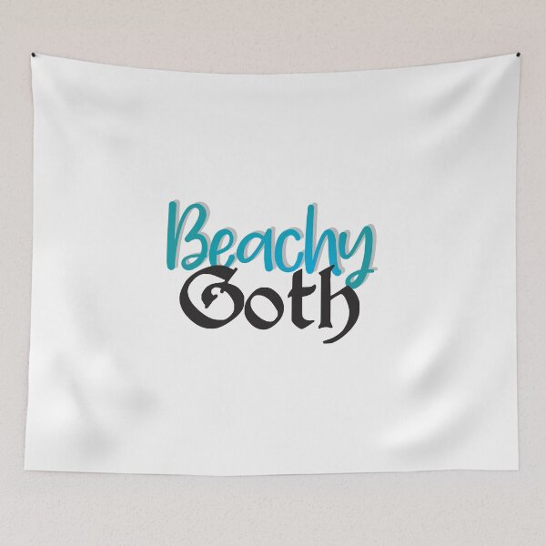 Item preview, Beachy Goth - teal/black  designed and sold by josiekarts.