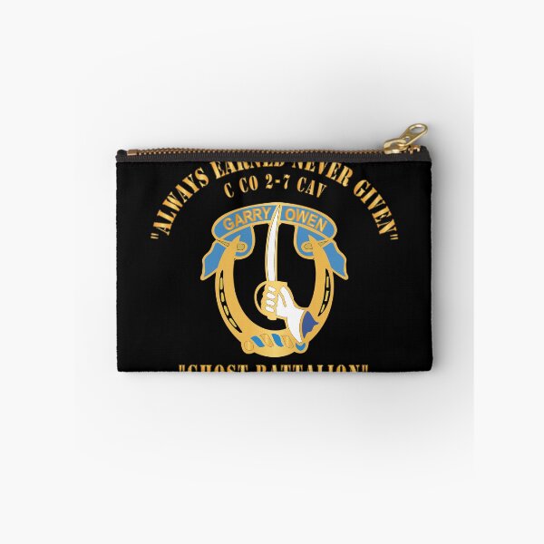 Item preview, Army - Always Earned Never Given - Co C, 2nd Bn 7th Cav - DUI X 300 designed and sold by Military Insignia Products.