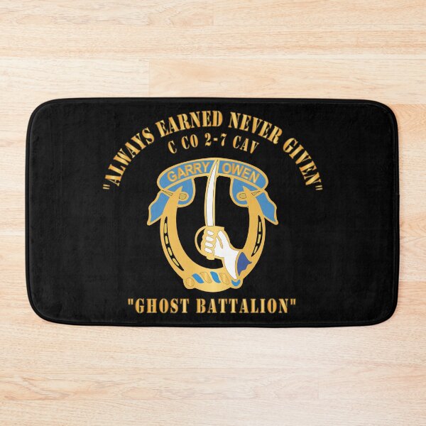 Item preview, Army - Always Earned Never Given - Co C, 2nd Bn 7th Cav - DUI X 300 designed and sold by Military Insignia Products.