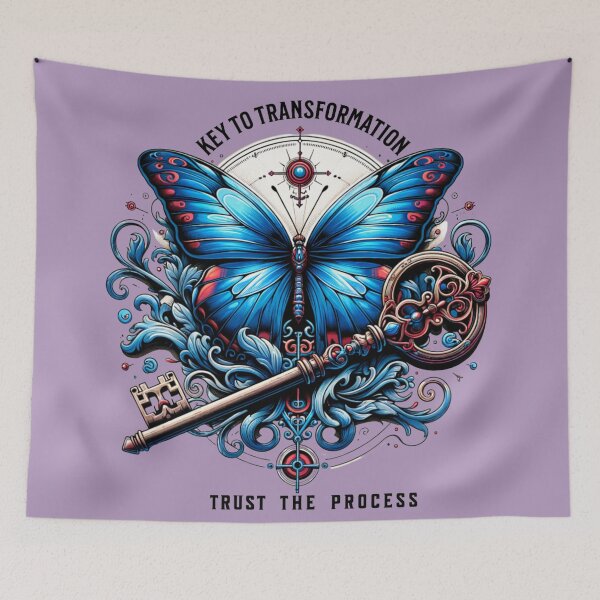 Item preview, Key to transformation - Trust your process designed and sold by Metaphysicsart.