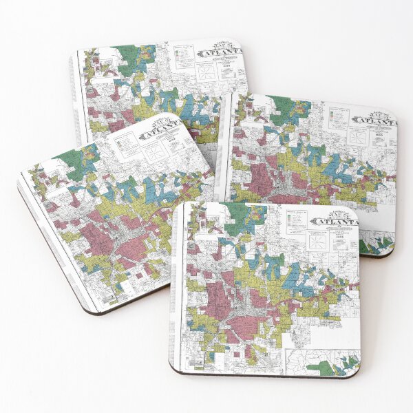 Item preview, Atlanta Historical Redlining Map designed and sold by rodle04.