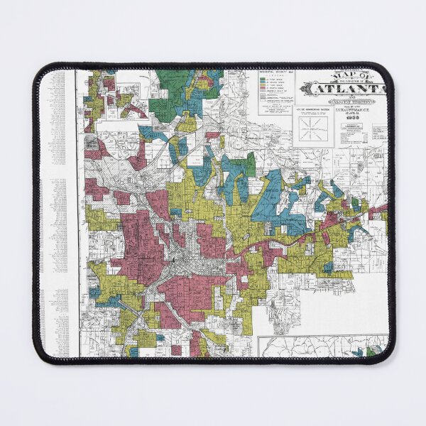 Item preview, Atlanta Historical Redlining Map designed and sold by rodle04.