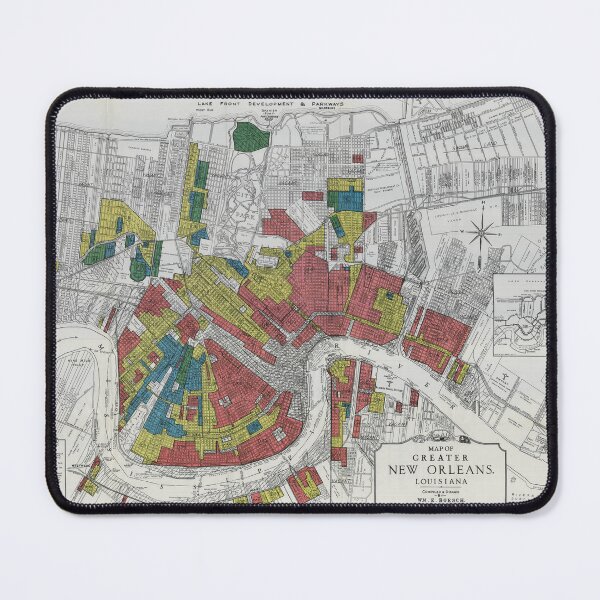 Item preview, New Orleans Historical Redlining Map designed and sold by landlordale04.