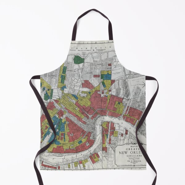 Item preview, New Orleans Historical Redlining Map designed and sold by landlordale04.