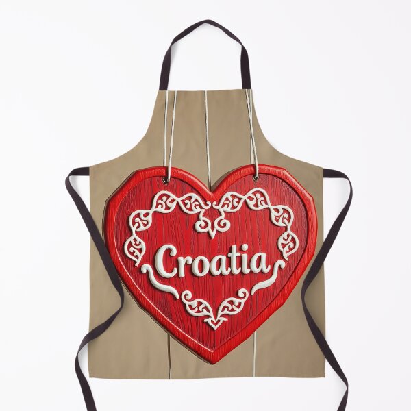 Item preview, Croatian heart designed and sold by SpeckAndLook.