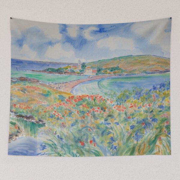 Item preview, Burgh Island4(Watercolour + AI) designed and sold by artsmeow.