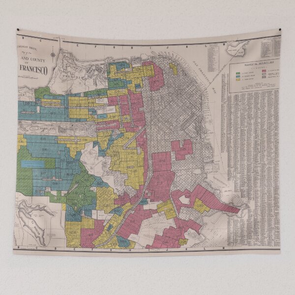 Item preview, San Francisco Historical Redlining Map designed and sold by rodle04.