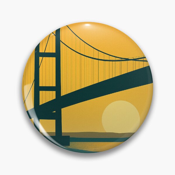 Item preview, Hull Retro Travel Poster – Humber Bridge Wall Print designed and sold by StillandStory.