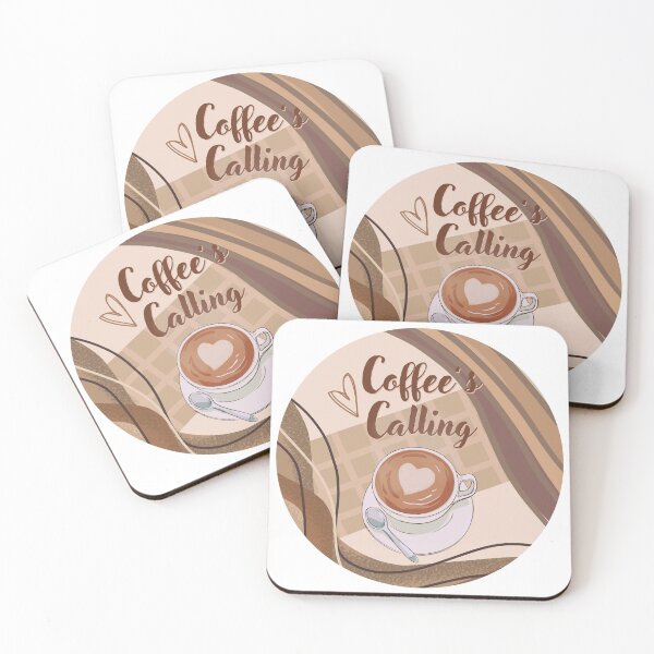 Item preview, Coffee's Calling Aesthetic Coffee Cup designed and sold by Furkan Al-Gburi.