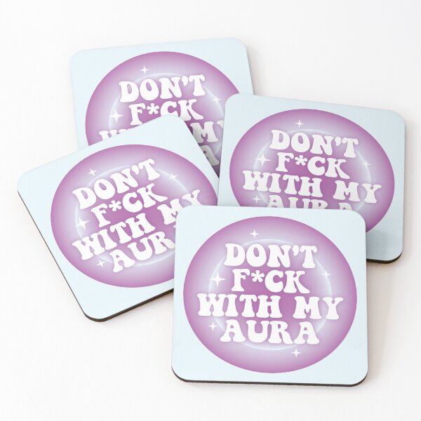 Item preview, Don’t f*ck with my aura 01 | purple designed and sold by MamSelle.