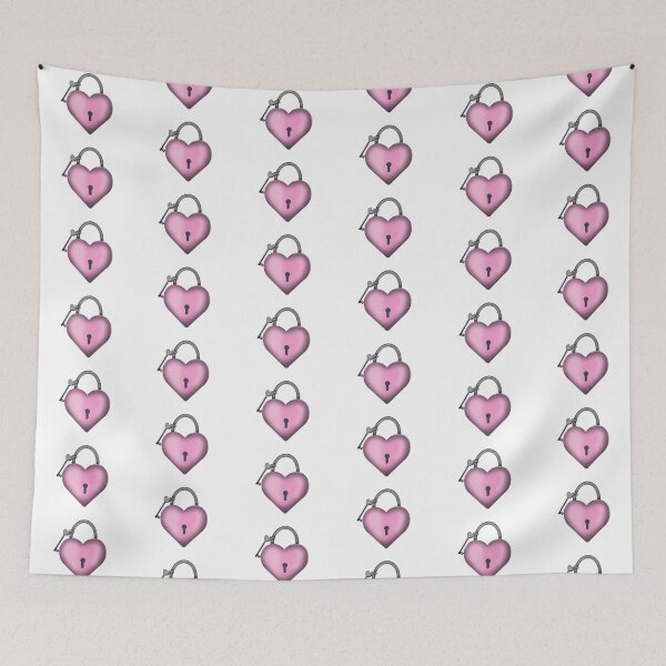 Item preview, Pink Heart Lock designed and sold by DesignsByChloeZ.