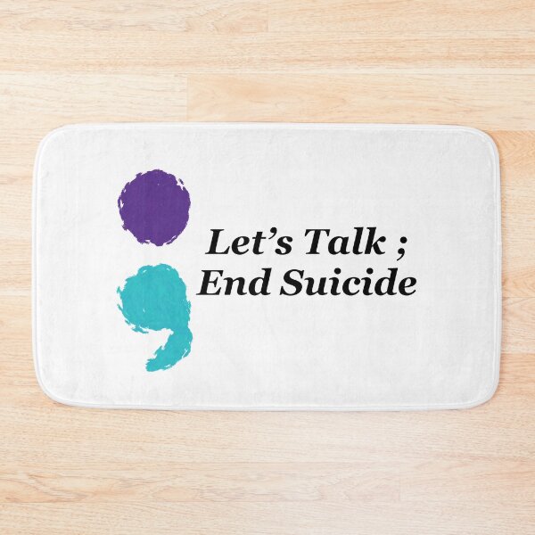 Item preview, Let’s talk- End Suicide designed and sold by LaurenEhretArt.