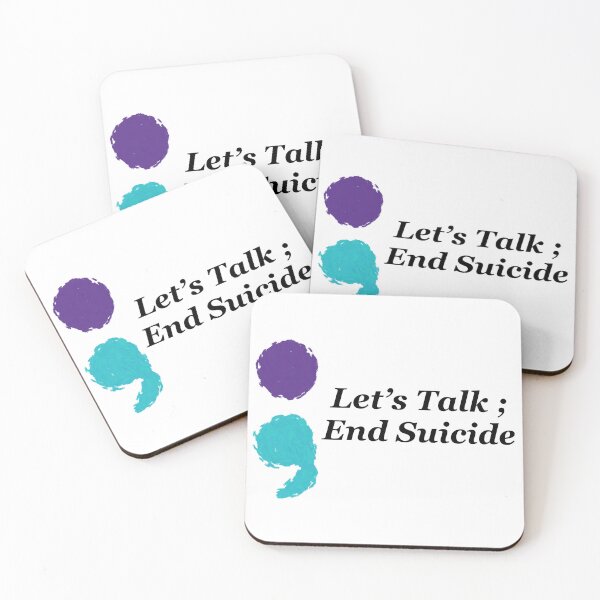 Item preview, Let’s talk- End Suicide designed and sold by LaurenEhretArt.