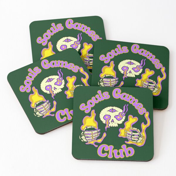Item preview, Souls Games Club – Trippy Skull & Flames Artwork designed and sold by Angryblu3.