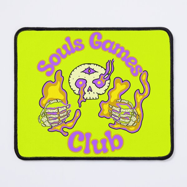 Item preview, Souls Games Club – Trippy Skull & Flames Artwork designed and sold by Angryblu3.