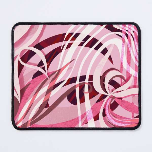 Item preview, Pink Abstract Digital Art – Modern Floral Inspired Illustration designed and sold by luckytiiger.