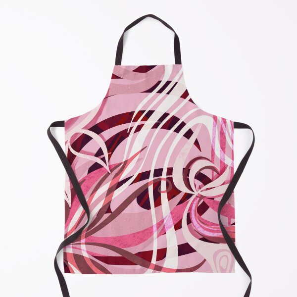 Item preview, Pink Abstract Digital Art – Modern Floral Inspired Illustration designed and sold by luckytiiger.
