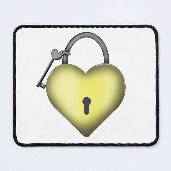 Item preview, Yellow Heart Lock designed and sold by DesignsByChloeZ.