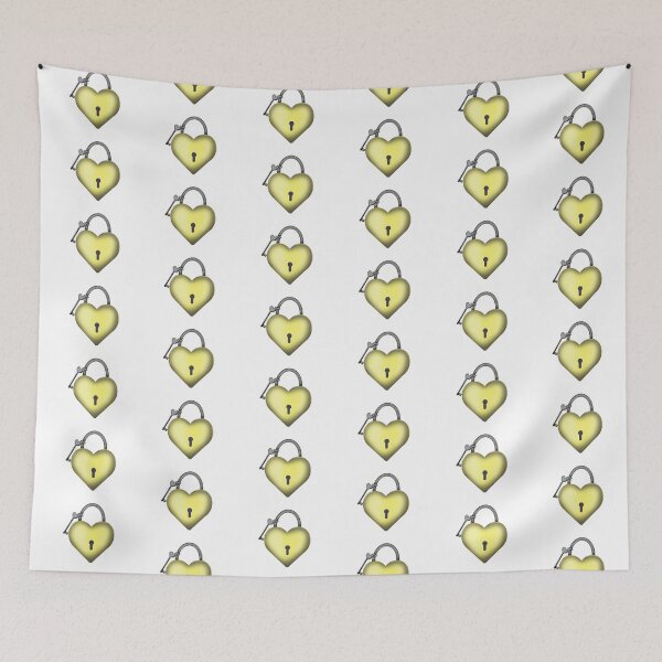 Item preview, Yellow Heart Lock designed and sold by DesignsByChloeZ.
