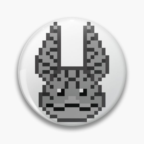 Item preview, Tooka-Loth cat pixel art (grey) designed and sold by DoodleSnake58.