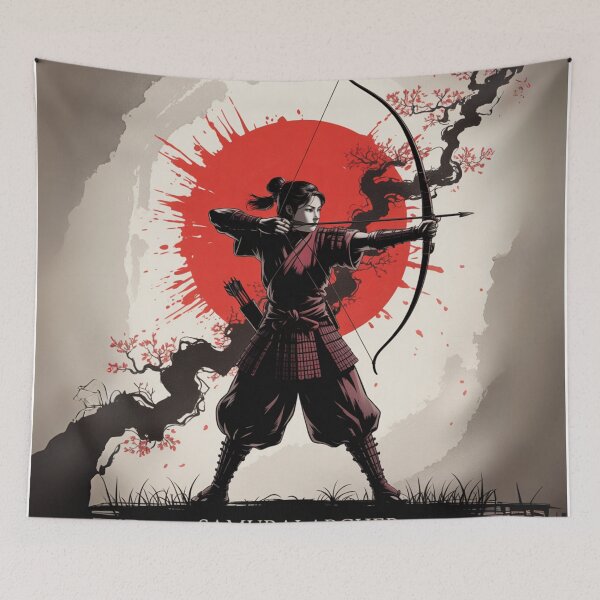 Item preview, Traditional Samurai Archer – Beauty and Bravery designed and sold by FusiTink.