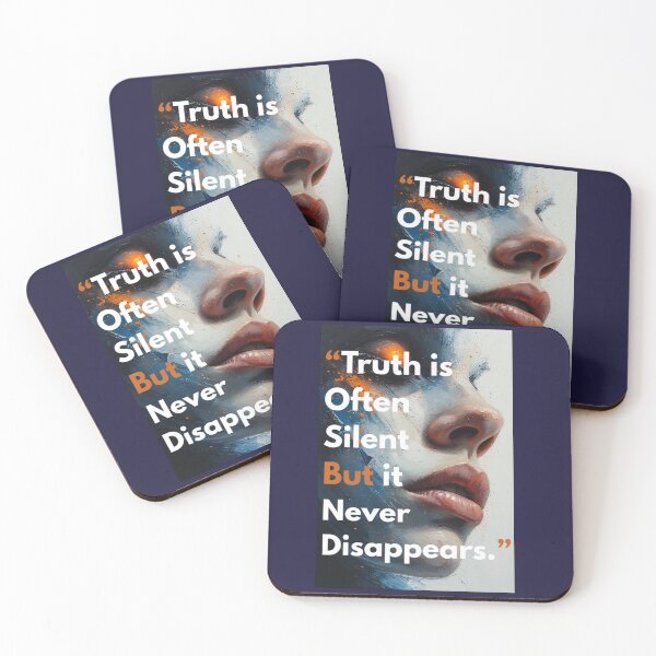 Item preview, Truth Is Silent but Eternal – Minimalist Philosophy Quote designed and sold by Ditstyle.