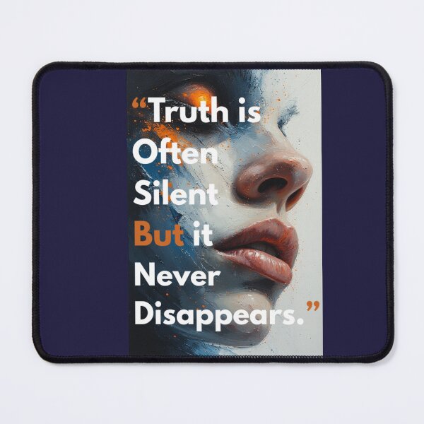 Item preview, Truth Is Silent but Eternal – Minimalist Philosophy Quote designed and sold by Ditstyle.