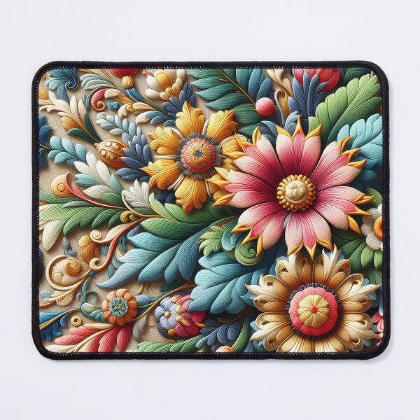 Item preview, 3-d floral pattern on a hard cover journal designed and sold by CammiesShop.