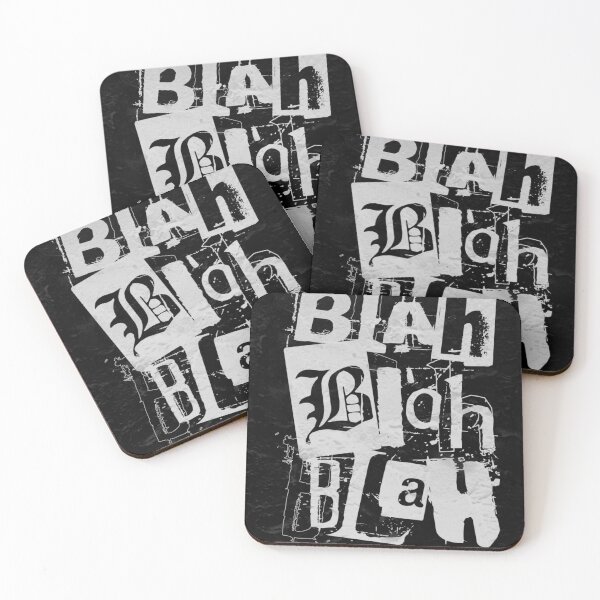 Item preview, Blah Blah Blah – Ransom Collage Type designed and sold by Adronia.