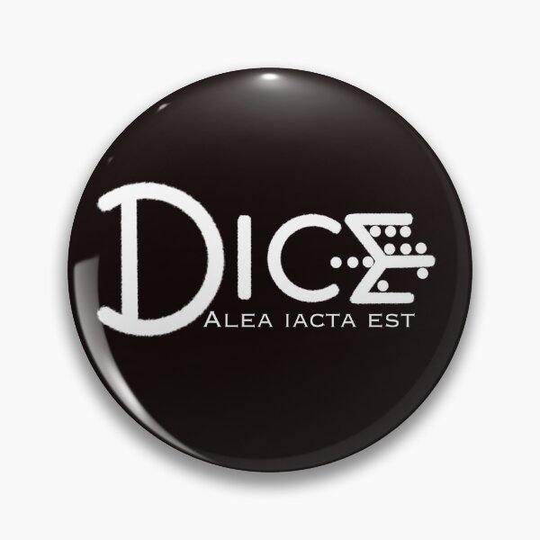 Item preview, Dice moniker white designed and sold by Jennifer Willson.