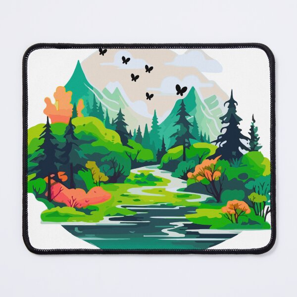 Item preview, Breathtaking view through nature designed and sold by Trenx22.