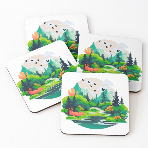 Item preview, Breathtaking view through nature designed and sold by Trenx22.