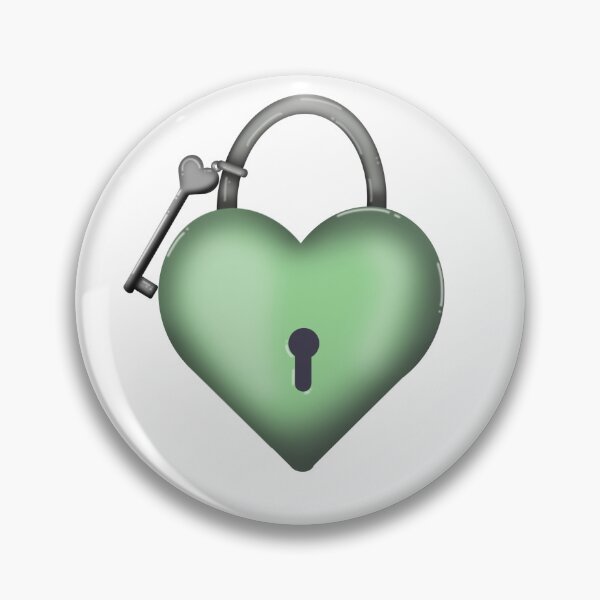 Item preview, Green Heart Lock designed and sold by DesignsByChloeZ.