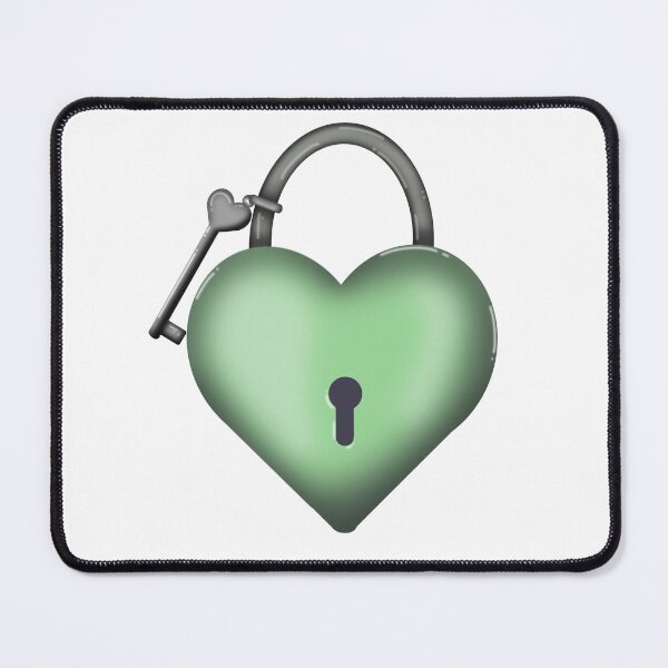 Item preview, Green Heart Lock designed and sold by DesignsByChloeZ.