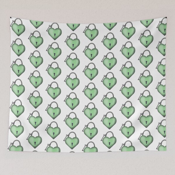 Item preview, Green Heart Lock designed and sold by DesignsByChloeZ.
