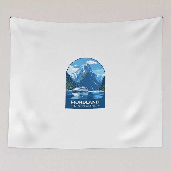 Item preview, Fiordland New Zealand designed and sold by TulipaGraphics.