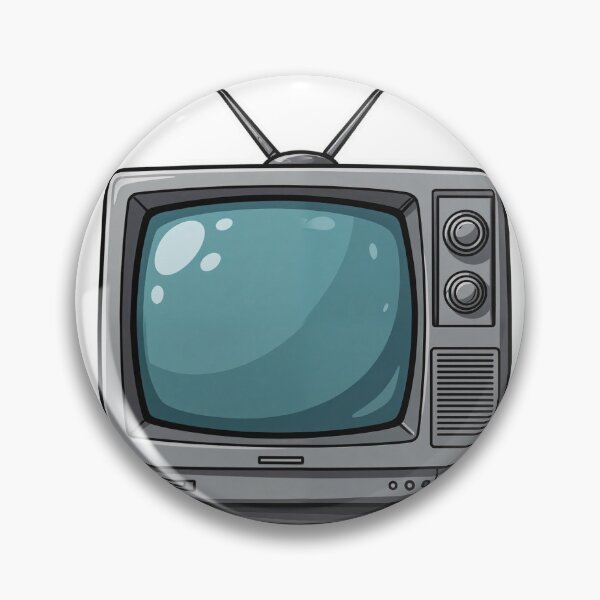 Item preview, Retro CRT Television Sticker Cartoon designed and sold by psychcyberpunk.