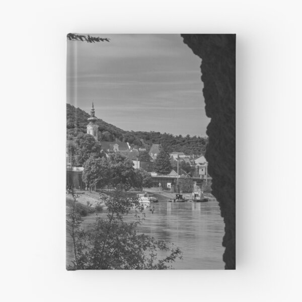 Item preview, Hainburg Tunnel View – Black and White Austria Photography designed and sold by RastislavS.